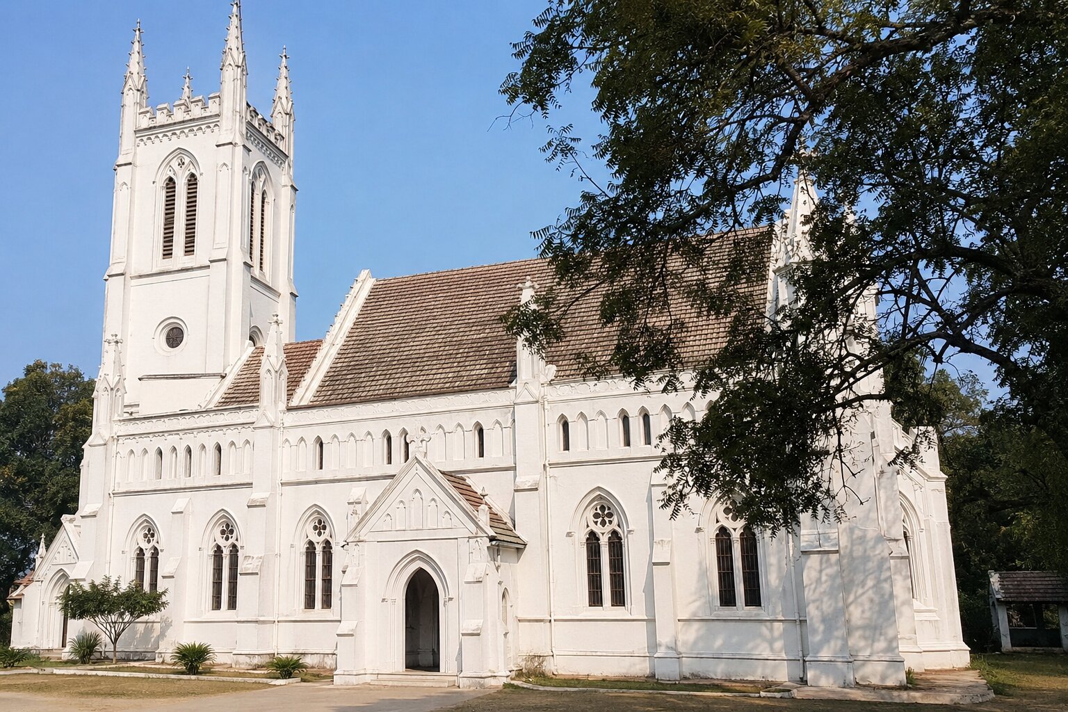 All Saints Cathedral — Gothic-style Pathar Girja church, Prayagraj