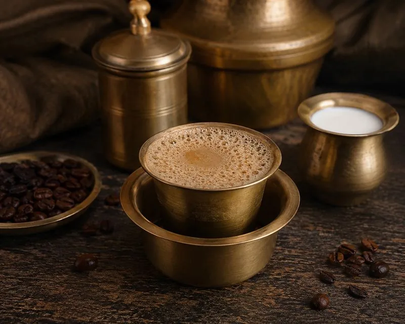 South Indian Filter Coffee — Traditional Decoction