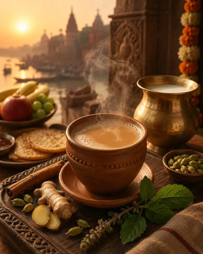 Kumbh Masala Chai — Nourishya Sattvic Dining