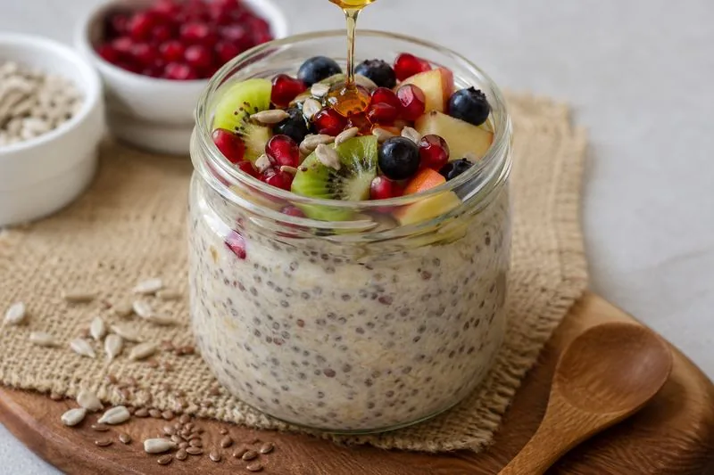Overnight Oats & Seeds — Nourishya Sattvic Dining