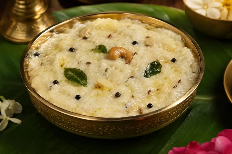Ven Pongal — Sacred Rice & Lentil